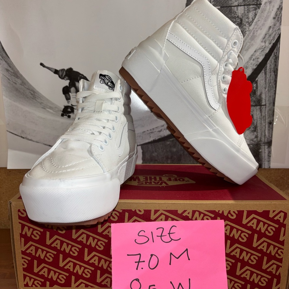 Vans Sk8-Hi Stacked sz 7.5 Men’s 9.0 Women’s - Picture 14 of 15